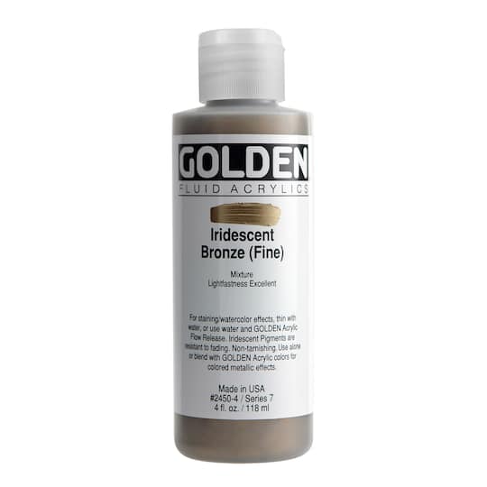 Golden® Iridescent Fluid Acrylics